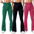 Flared Pants for Sports V-Shape Waist Workout Yoga Athletic Running Women Leggings Fitness Pants Yoga Jogging Basic Bell Bottom