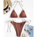 2024 Women Plus Size Customized Bikini Swimwear with Leopard Print Push up Bra Spandex/Polyester Material