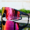 Kapvoe 2024 Sport Sunglass Mountain Bike Glasses Outdoor Sports  Polarized Sunglasses Men for Women Sport Sunglass