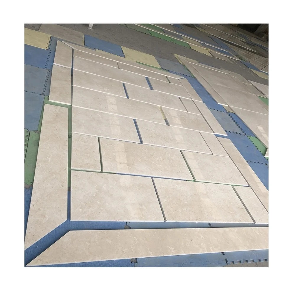 Cream Marfil Beige Marble Large Polished Wall Slabs Stone Products Customized for Kitchen and Wall and Floor Tiles