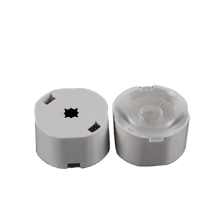 Uniform Light Led Lens 23mm Lenses with Holder Led Optics Supply 12 Degree Optic with Tape