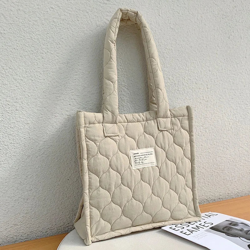 Hot Sell Large Capacity Lightweight Design Tote Bag Custom Tote Bag with Logo Puffer Bag