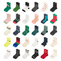 XIANGHUI Wholesale Breathable Colorful  Jacquard Printing Embroidery Mid-Calf Warm Stitching Pattern Antiskid Casual Unisex Men Sock