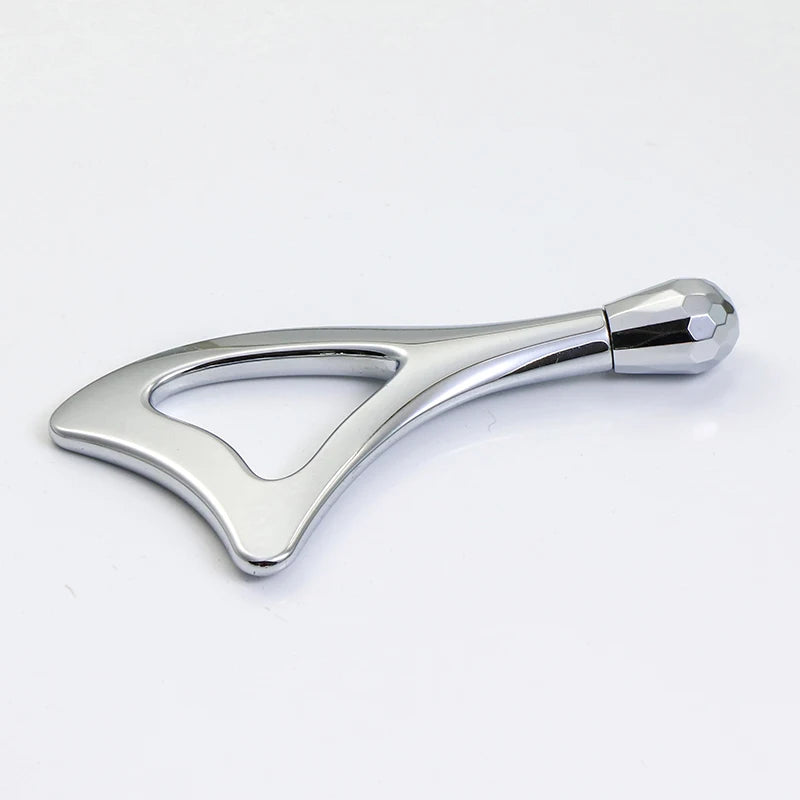 Kinwong YSB22020 Mini Gold Zinc Alloy Gua Sha Spatula for Beauty Makeup Facial Massage Mask Eye Cream Cosmetic Spoon Tools