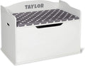 Detachable Wooden Toy and Storage Box Organizer with Seat Bench Rectangle Shape Lacquer Technics
