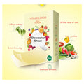 Eco Friendly Water Soluble Dishwasher Detergent Sheet Biodegradable with Grapefruit Fragrance and Private Label