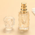 Fancy Woman Travel Size Small Mini 3 ml Gold Sprayer Glass Refillable Crystal Perfume Spray Bottle
