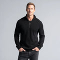 UrbanFlex Men's Quarter-Zip Thermal Knit Sweater Active Winter Outdoor Knitwear Sweater