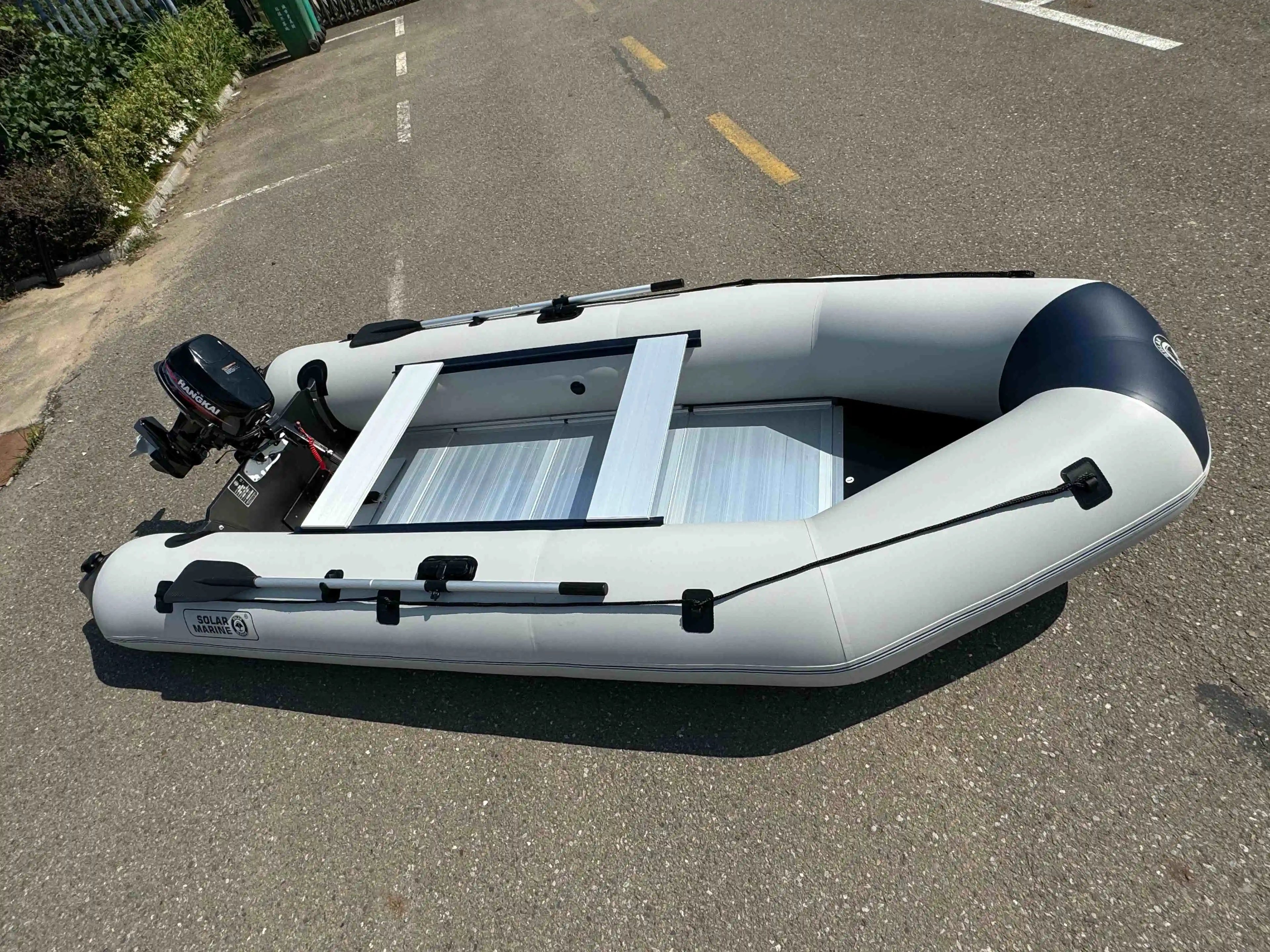 4 Person 300 CM PVC Inflatable Assault Kayak Aluminum Floor Speed Boat for scuba Diving