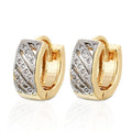 Wholesale Fashion Round Shaped Crystal Latest Cute Girl Earrings Jewelry for Women