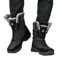 Tactical Outdoor Boots Men's Winter Warm Fleece-lined Shoes Thickened Waterproof Cold-resistant Snow Boots