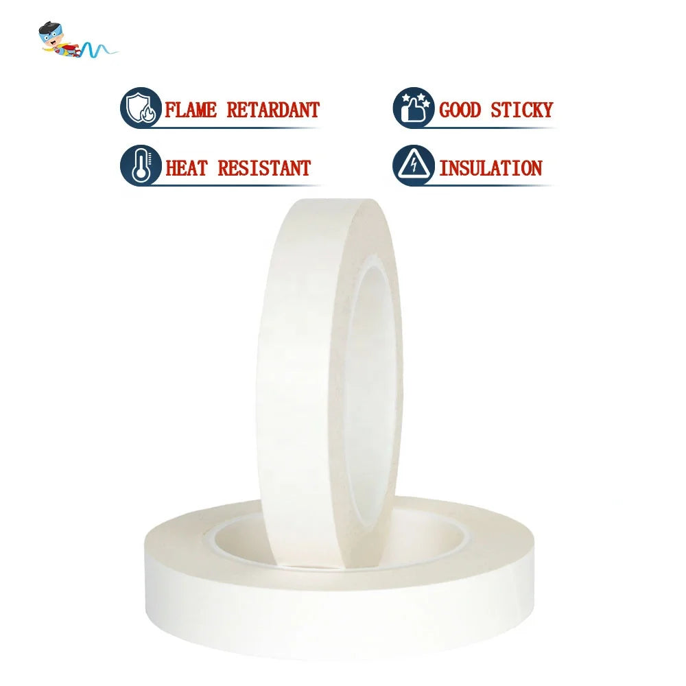 High Temperature Heat Resistant Flame Retardant Fireproof White Color Nomex Paper Electrical Insulation Adhesive Tape MegaBDM