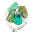 Natural Hubei Turquoise Cabochon Stabilized Unbacked Gemstone Loose Gemstone Cabs