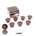 8 Pcs Eco-Friendly Plastic Portable Coffee Capsule for with Lid 30ml for Coffee Machine