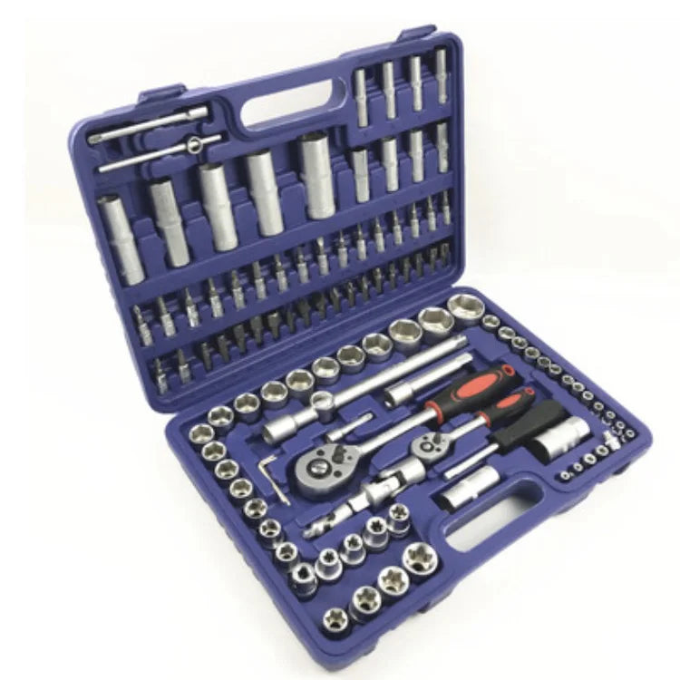 Vehicle Maintenance Gear Wrench Combination Spanner Box Tool Kit 108pcs Wrench Socket Set