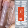 Wholesale Sandwich Dual Nail Forms Dual Form Nail Tips Easy Shape Nail Dual Forms for Acrylic UV Gel Oval Coffin Almond Ballet