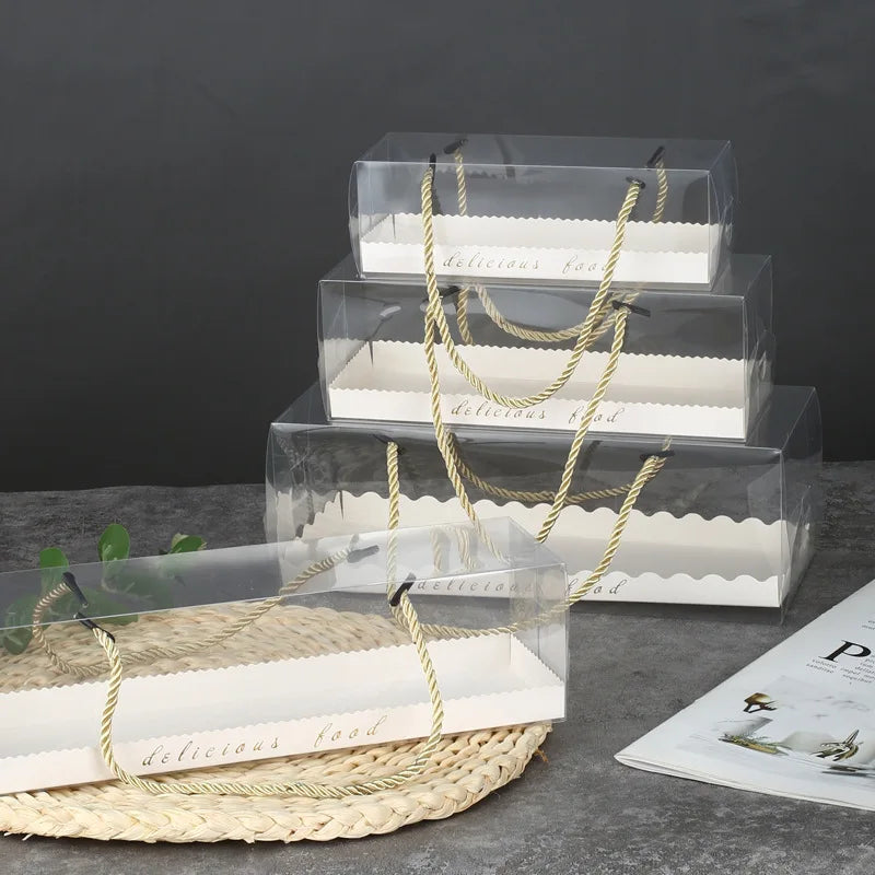 swiss Cake Roll Wholesale extra Long Box Packaging White Boxes Package 18