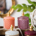 European Style Vintage Crystal Glass Candy Box Candy Jar