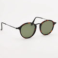 Fashion Round Sunglasses for Men and Women Gradient UV Protection Glass Lenses Acetate Frame Driving Sun Glasses