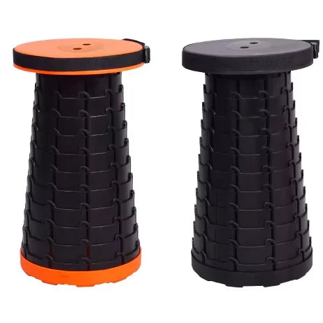 Telescopic Plastic Folding Chair Stool Lightweight Modern Design Entry School Outdoor Portable Collapsible Retractable
