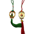 Custom Wooden Religious Car Pendant Painted Wall Hanging Decoration