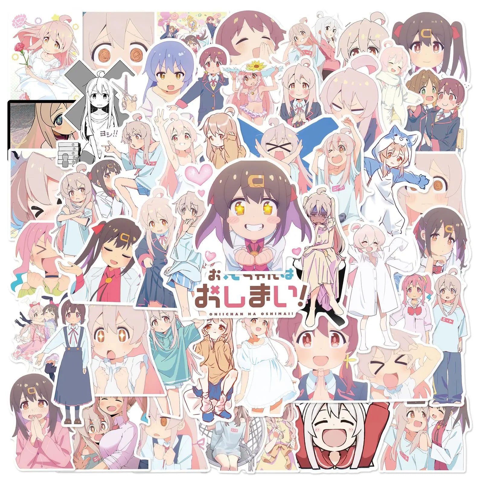 2023 New 50PCS Comedy Manga Cute Girl Funny Anime a Letter for You Sticker