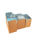 Customizable Thermal Insulated Shipping Box Corrugated Foam Liner for Fresh Cold Food Transport Packaging