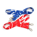 High Quality Fashion  logo Metal Buckle Sublimation Lanyard
