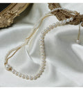 Beaded Fresh Pearl Choker Necklace Jewelry Women Fresh Water Pearl Necklace Collar Chain Wholesale