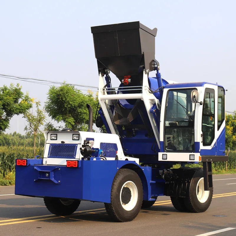 FREE SHIPPING Self Loading Concrete Mixer Truck and Self Loading Concrete Mixer Small