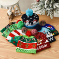 2026 Custom Christmas LED Light Knitted Beanie High Quality Acrylic Outdoor Decoration Hat