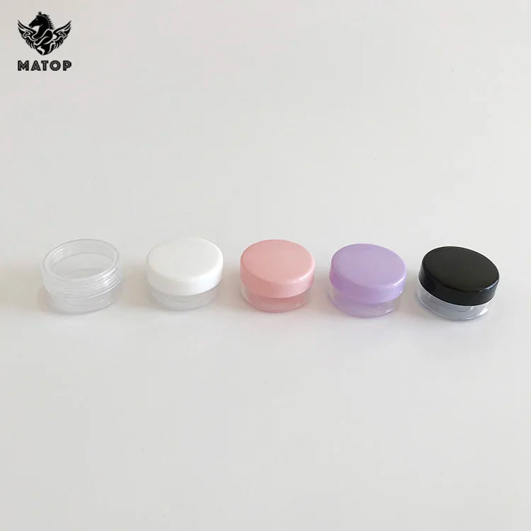 3ml 5ml 7ml 8ml 10ml 15ml 20ml 30ml Small Plastic Cosmetics Jars with Lids