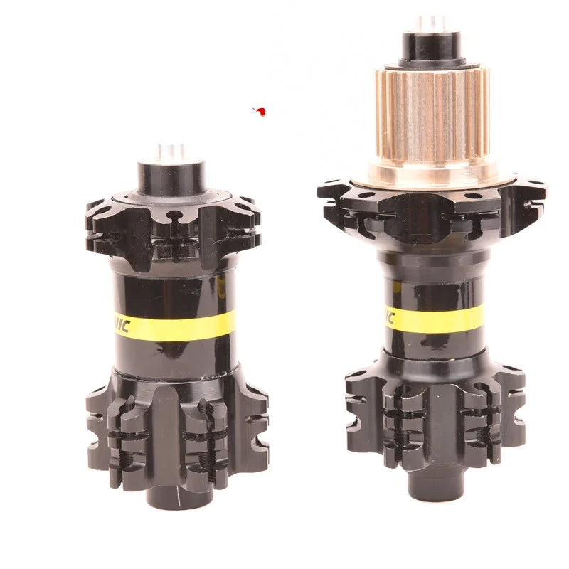 RUJIXU OEM Factory Customizable 24 Holes Straight Pull Carbon Hub Aluminum Alloy Axle Mountain Bike Road Disc Brake Quick