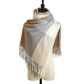 Wholesale Cashmere Acrylic Plaid Scarf Women Fall Winter 2025 New Thick Tassel Manufacturers Scarfs for Women Stylish