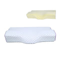 Custom Butterfly Memory Inflatable Orthopedic Sleep Cervical Pillow Portable Cooling Ice Silk Fabric Cover Pillow Bedroom Use