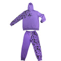 Customized Street Style Casual Sport Suit Fashionable Printed Pattern Hoodie With Embroidered Drawstring Sport Pants for Autumn