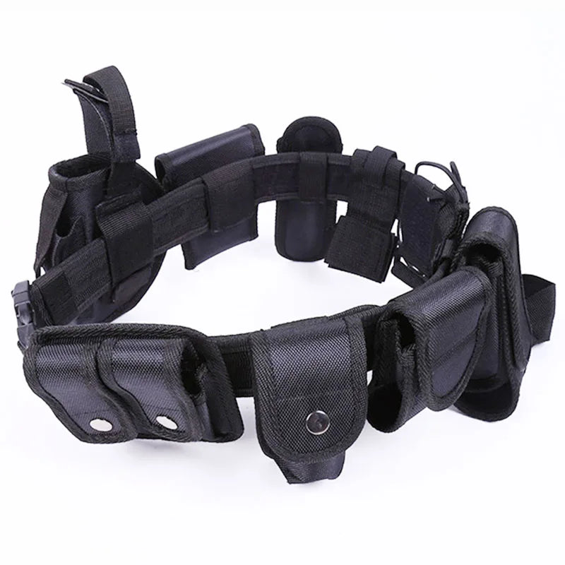 Sturdyarmor Guard Equipment Security Utility Belt Accessories Molle Duty  10 in 1 Multi-functional Tactical Belt Set