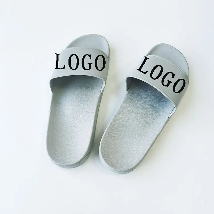 New Women's Shoes 2024 Men Ladies Flat PVC Summer Beach slippers Factory Price Waterproof Indoor Home Bedroom Sandals for Adult
