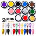 JTING High Pigment 12colors 5g Painting Gel Nail Polish OEM Nail Art Gel Paint Uv Gel Polish for Customize with Cheap Price