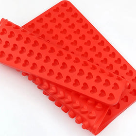 1015 Factory Free Sample 255 Cavity Heart Shape Silicone Candy Molds Silicone Chocolate Moulds Silicone Mat Hand Cookie Resin