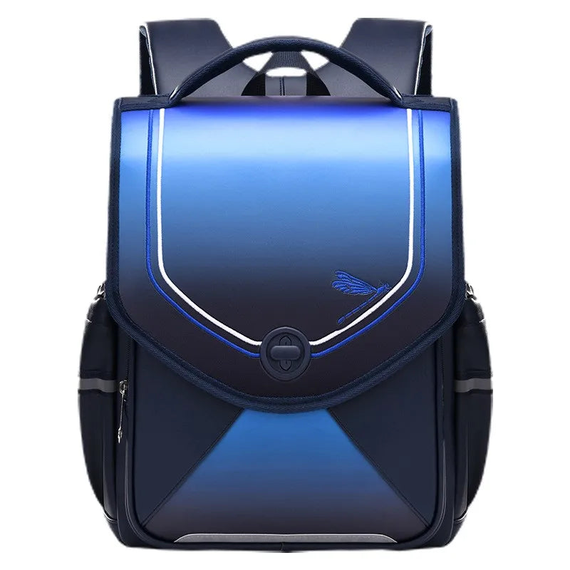 2025 Japan Style Large Capacity Waterproof RFID Backpack Children New Clamshell School Bag Custom Logo Oxford PU Daily Life
