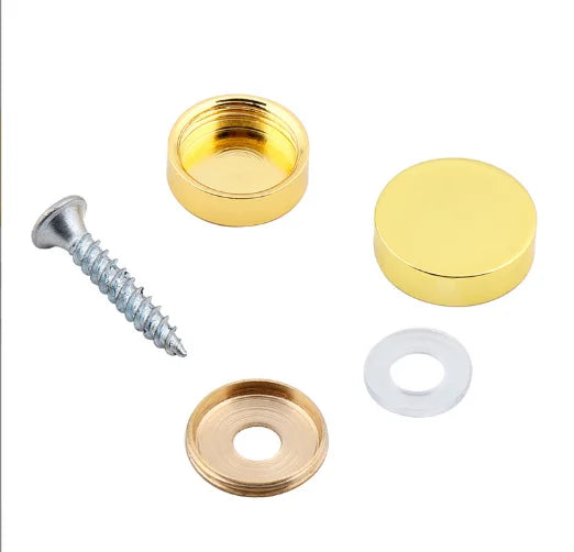 Brass Copper Glass Mirror Screw Decorative Cap Advertising Nail Glass Fixing Furniture Nail