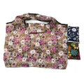 New Customized Striped Polyester Reusable Folding Shopping Bag Economically Priced