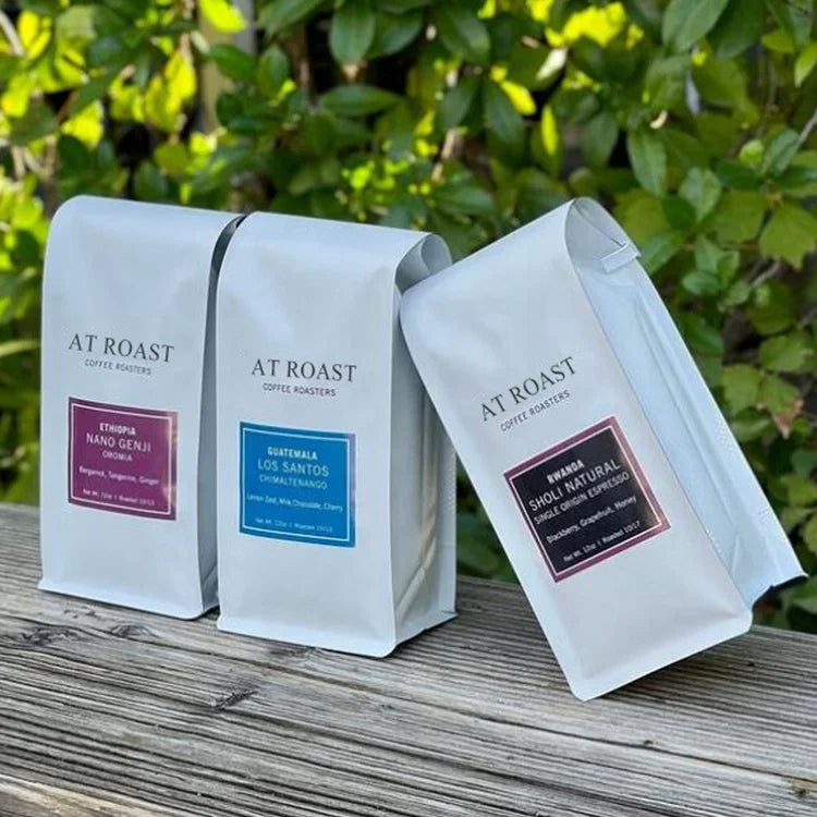 Custom Printed Coffee Packages Flat Bottom Coffee Bag With Tin Tie Wholesale