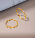 Women's Stainless Steel Diamond Fashion Jewelry Fashion Big Zircone Engagement Ring 18K Gold Plated Wedding Rings