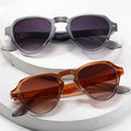 Retro High Quality Cat Eye Frame Sunglasses Women UV400 Shade Driving Pilot Sun Glasses Fashion Oval Frame Y2K Sunglasses Men