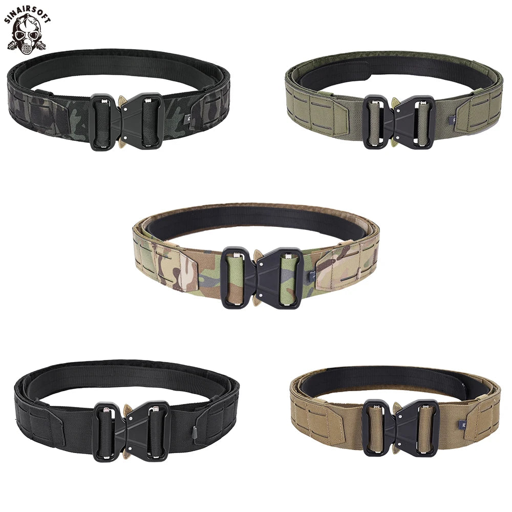 Men's Outdoor Combat Tactical Belt Wholesale Quick Release Utility Molle for Hunting for Outdoor Duties