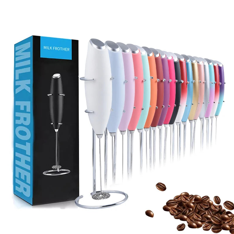 Battery Operated Electric Hand Egg Coffee Milk Frother with Stainless Steel 304 Eco-Friendly for Cafe Use Pailite EP-460A