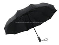 Black Umbrella Automatic Mens Folding Umbrella with logo Prints Rain Umbrella Automatic