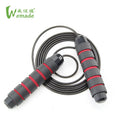 Hot-sale Gym Fitness Weighted Smart Skipping Rope With Ball Bearings Rapid Speed Jump Rope Foam Handles PVC/wire Cable